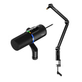 HyperX Kombi-paket - FlipCast Microphone + Caster Arm