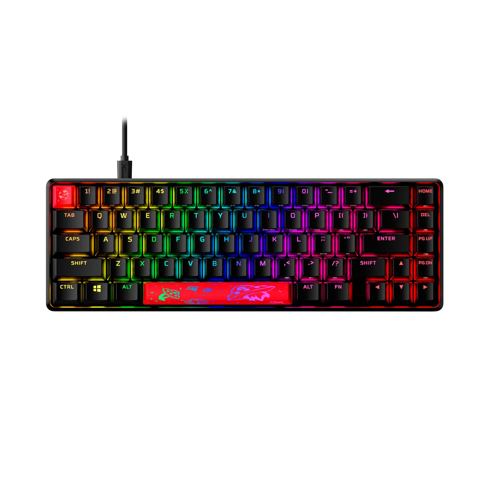 HyperX Alloy Origins 65 – Mechanische Gaming-Tastatur – HX Red (US-Layout) - 05