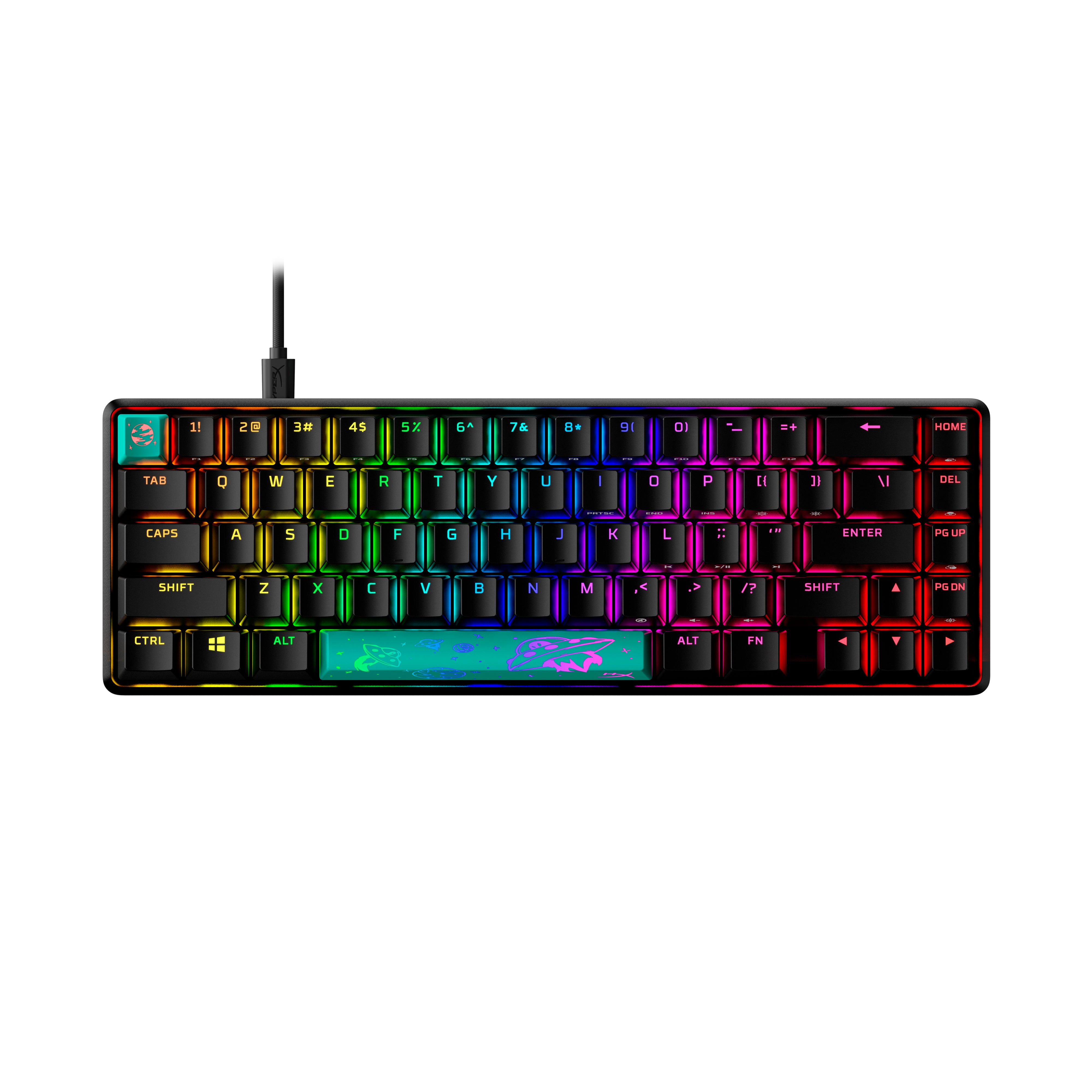 HyperX Alloy Origins 65 – Mechanische Gaming-Tastatur – HX Aqua (US-Layout) - 05
