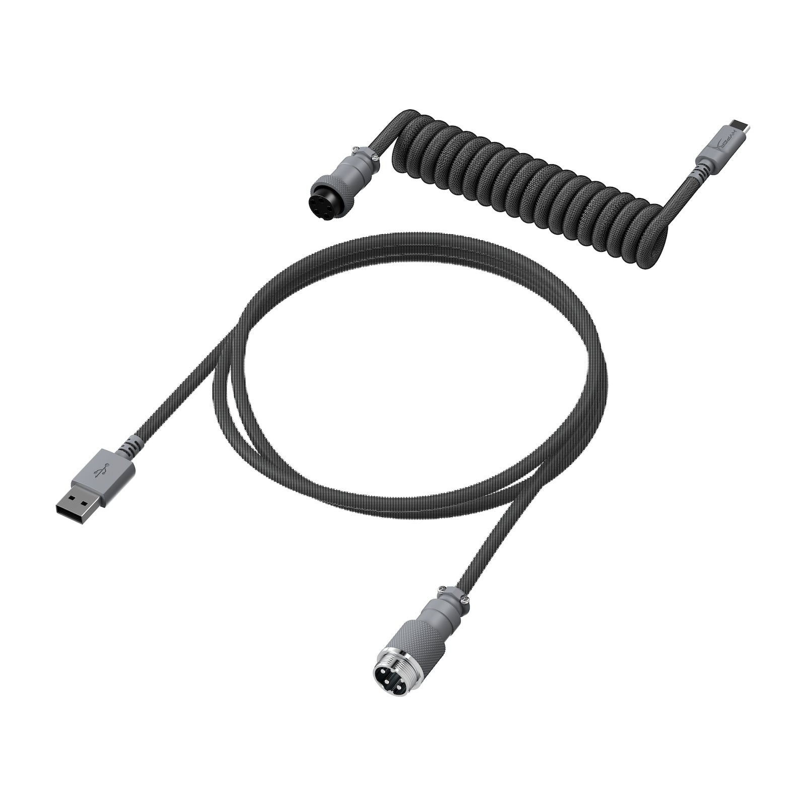 HyperX USB-C Spiralkabel grau - 02