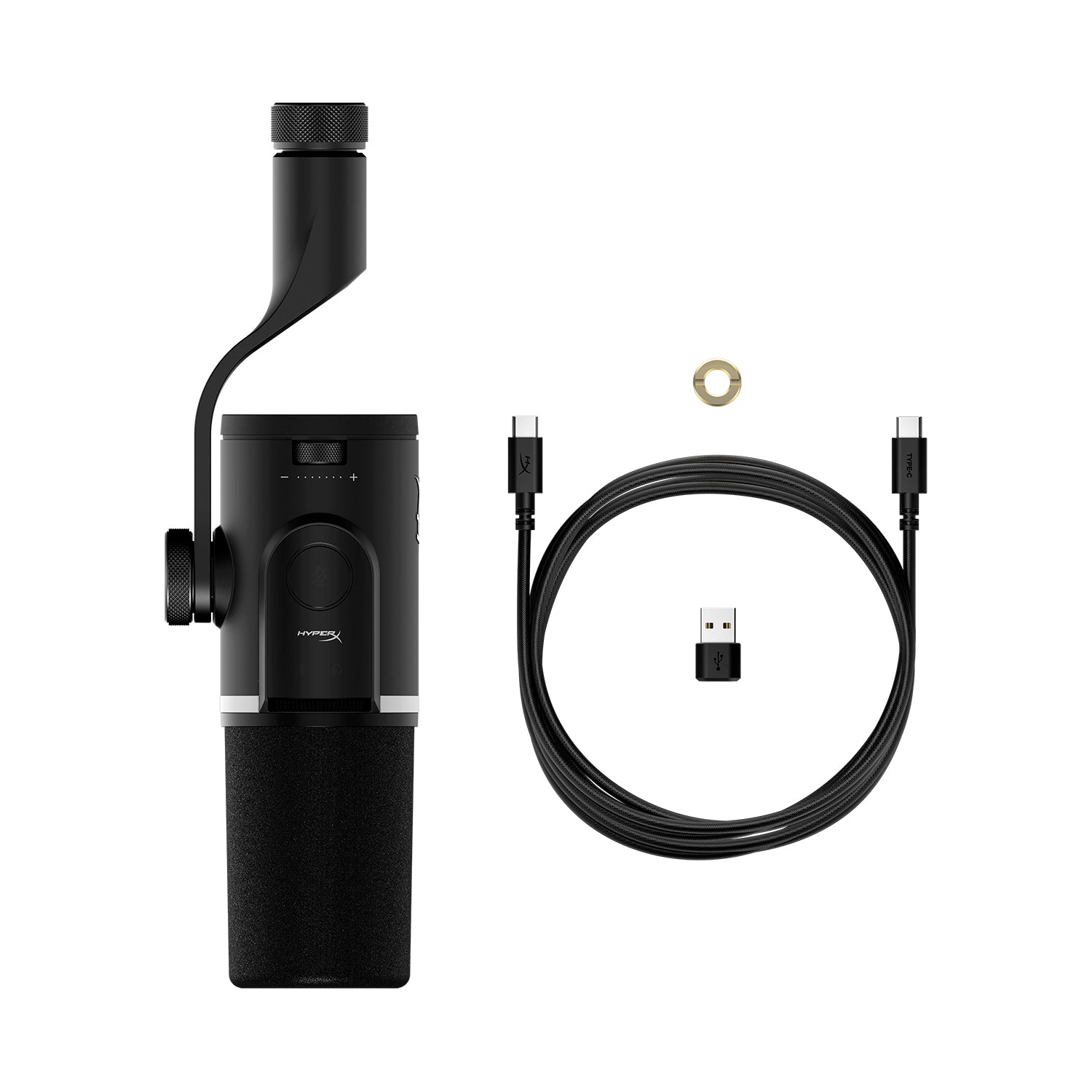 HyperX FlipCast – dynamisches USB/XLR-Mikrofon (schwarz) - 16