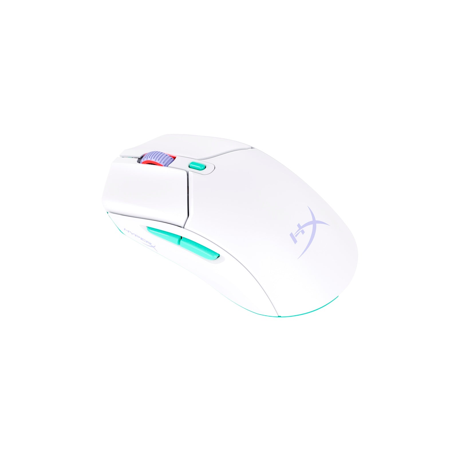 HyperX Pulsefire Haste 2 Core WLS – Gaming-Maus (Weiß/Grün/Violett) - 02