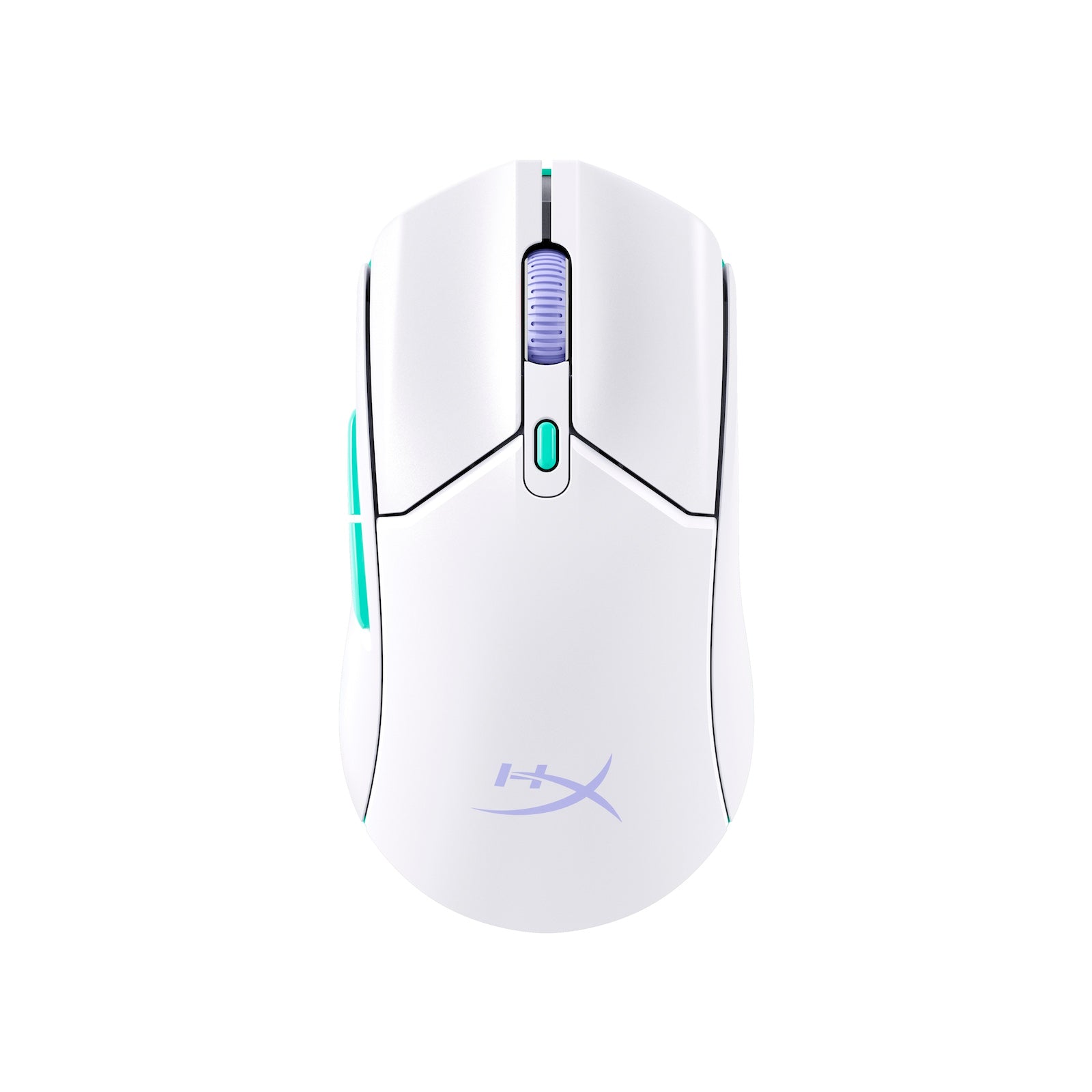 HyperX Pulsefire Haste 2 Core WLS – Gaming-Maus (Weiß/Grün/Violett) - 09