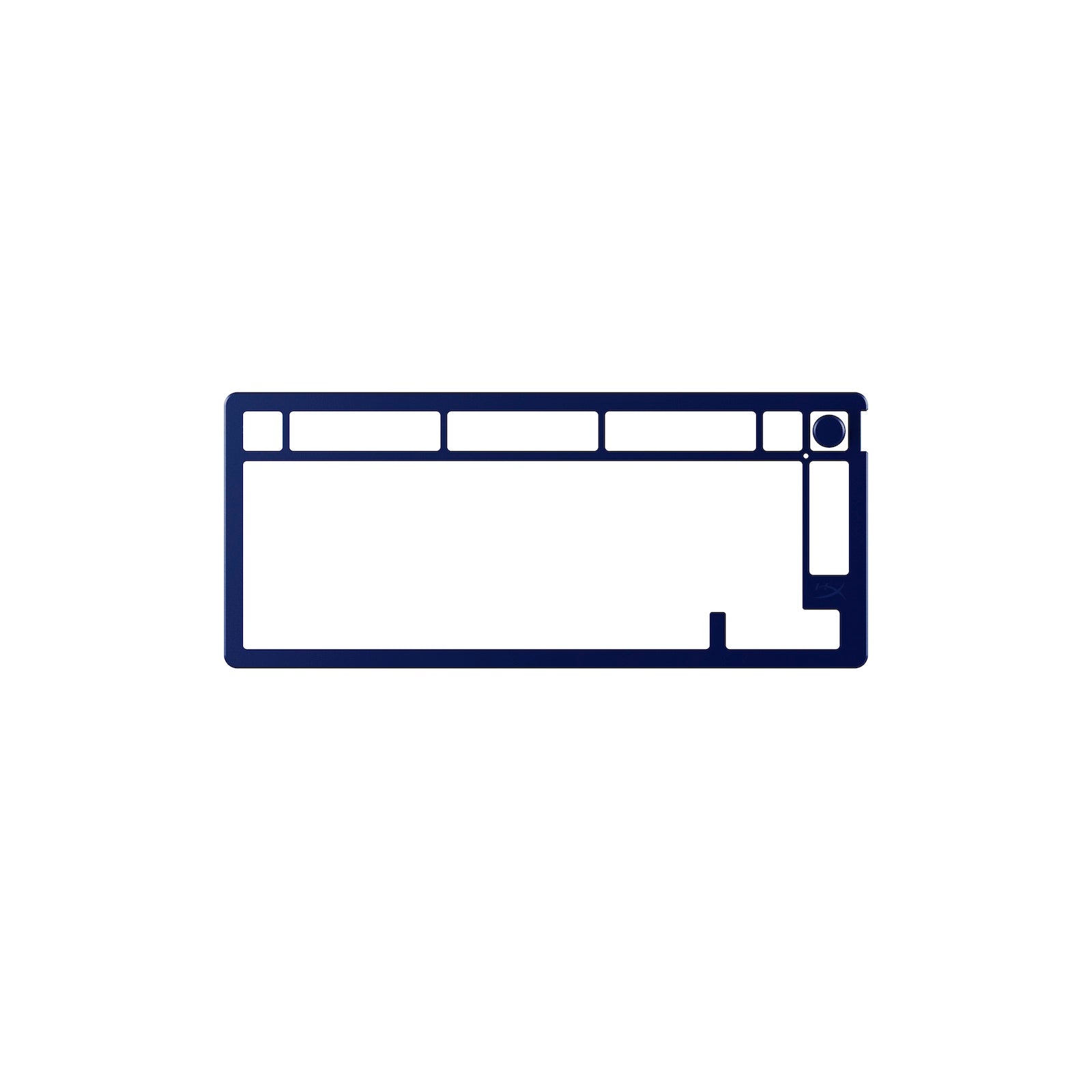 HyperX Alloy Rise 75 Obere Platte – Marineblau - 01