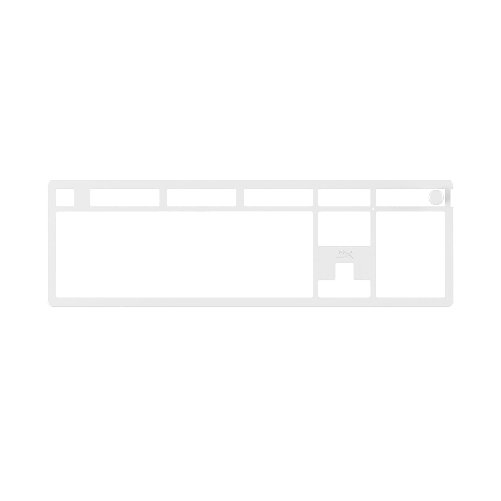 HyperX Alloy Rise Obere Platte – Weiß - 01