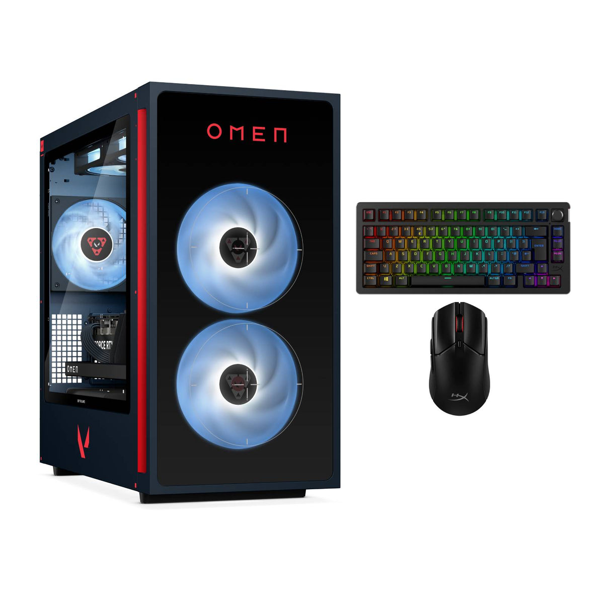 OMEN Kombi-paket - OMEN 35L Valorant + Alloy Rise 75 Wireless+ Pulsefire Haste 2 Wireless