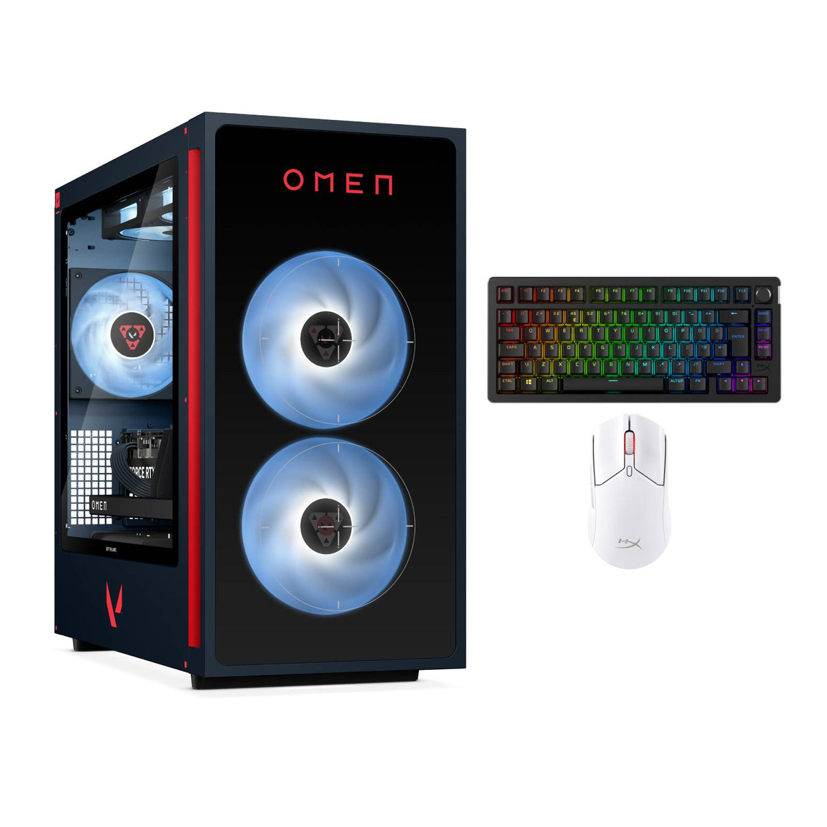 OMEN Kombi-paket - OMEN 35L Valorant + Alloy Rise 75 Wireless+ Pulsefire Haste 2 Wireless