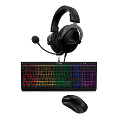 HyperX Kombi-paket – Cloud II + Alloy Core RGB + Pulsefire Haste 2 Core