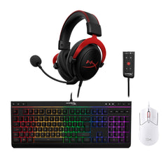 HyperX Kombi-paket - Cloud II + Alloy Core + Pulsefire Haste 2