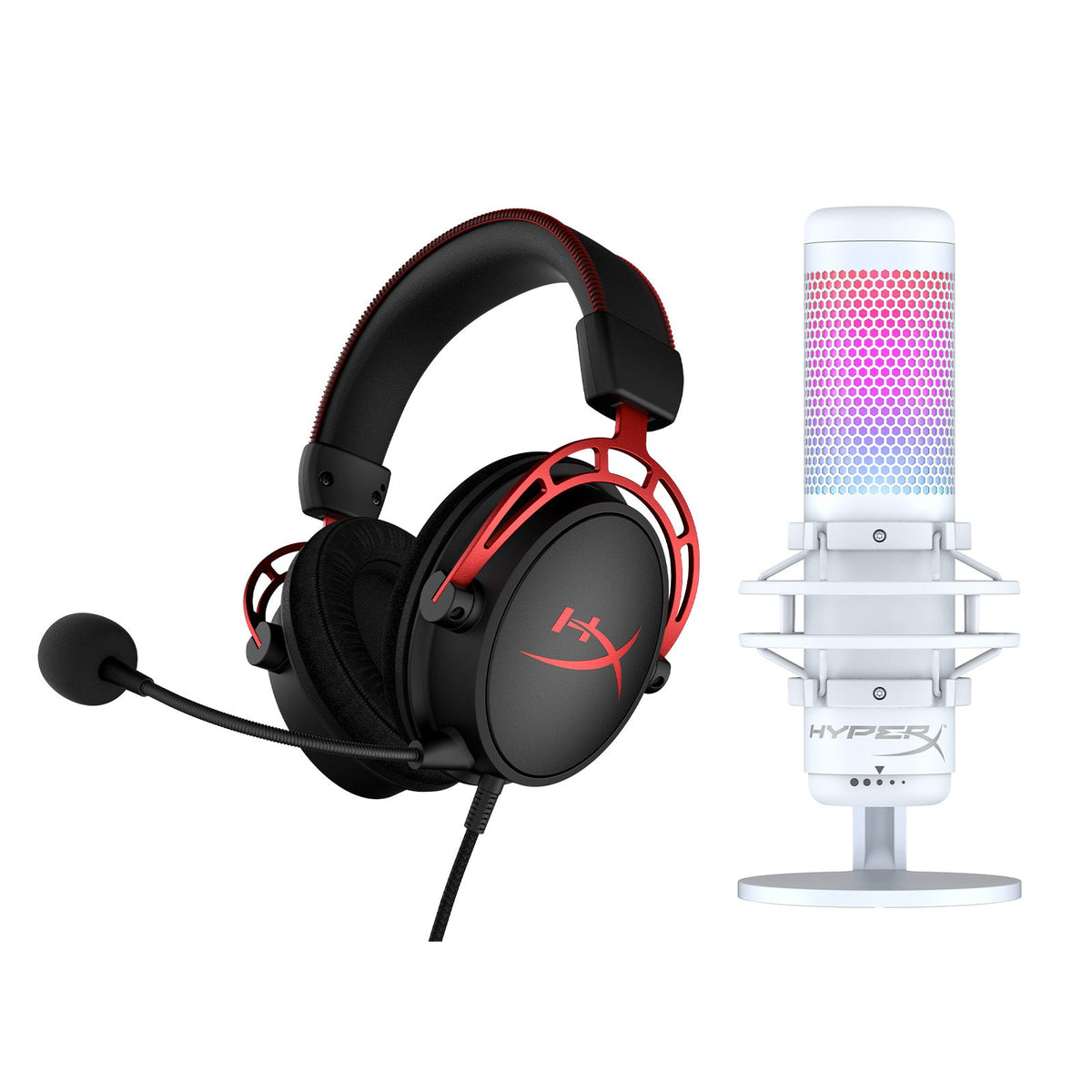 HyperX Kombi-paket – Cloud Alpha + Quadcast S