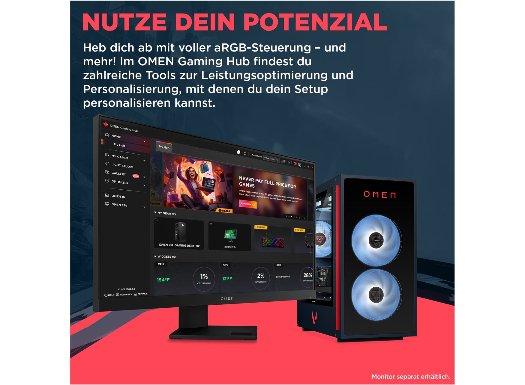 OMEN 35L Gaming Desktop GT16-0399ng PC - 04