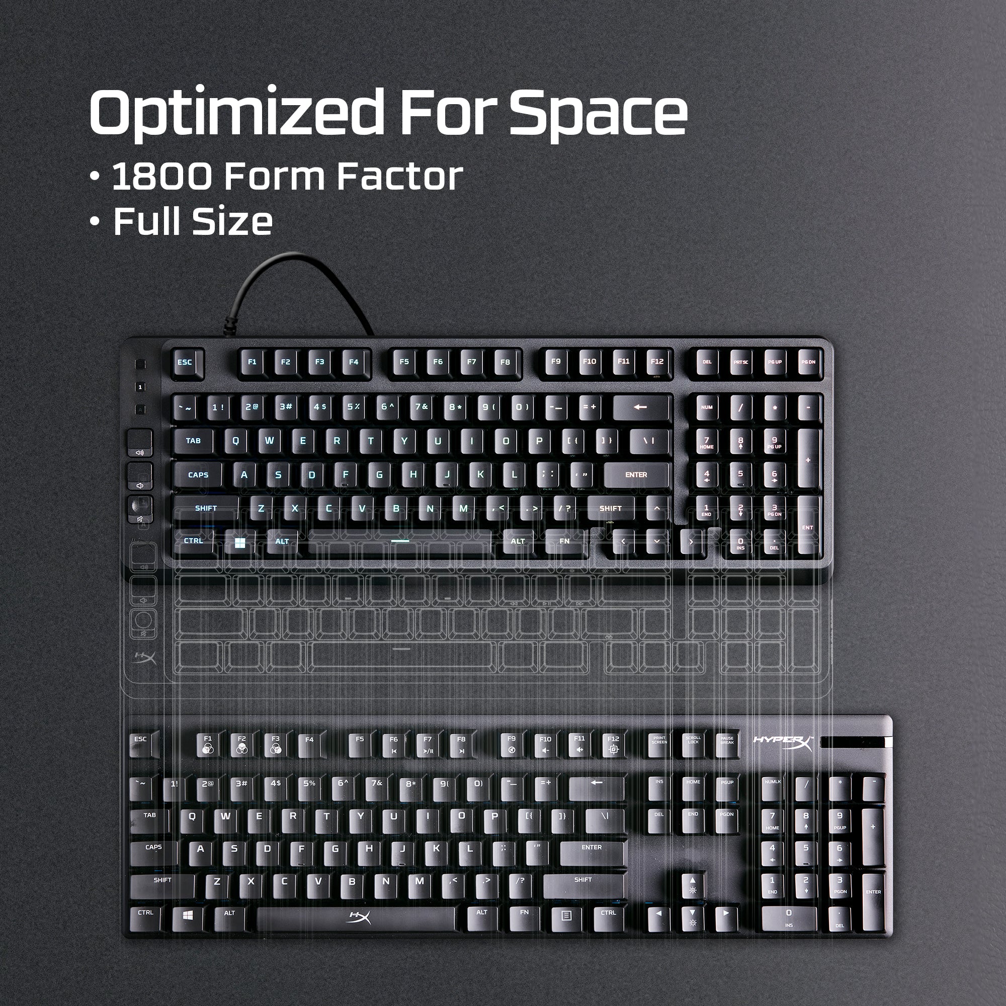 HyperX Eve 1800 – Gaming-Tastatur - 02