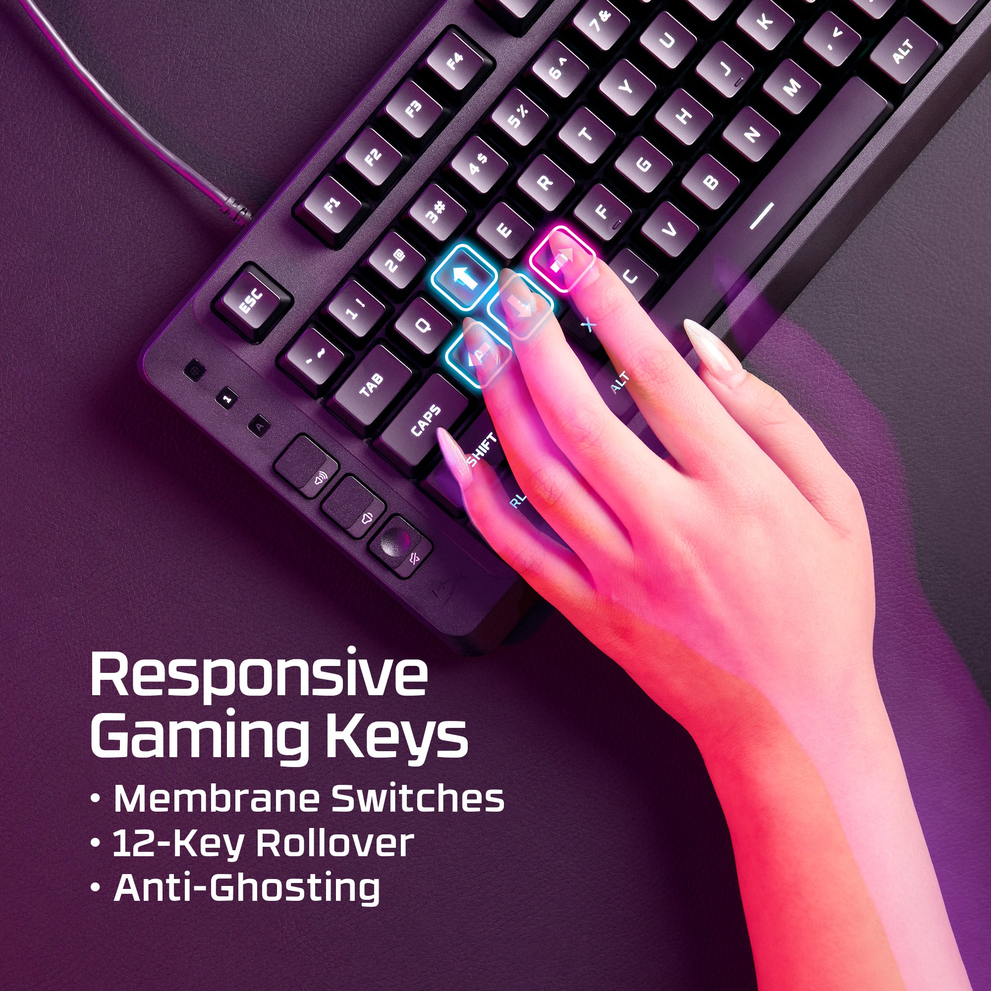 HyperX Eve 1800 – Gaming-Tastatur - 04