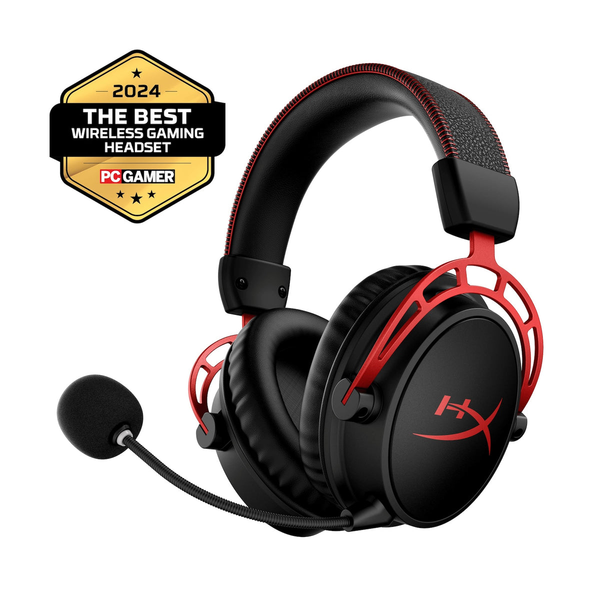 HyperX Cloud Alpha – Wireless-Gaming-Headset (Schwarz-Rot) - 01