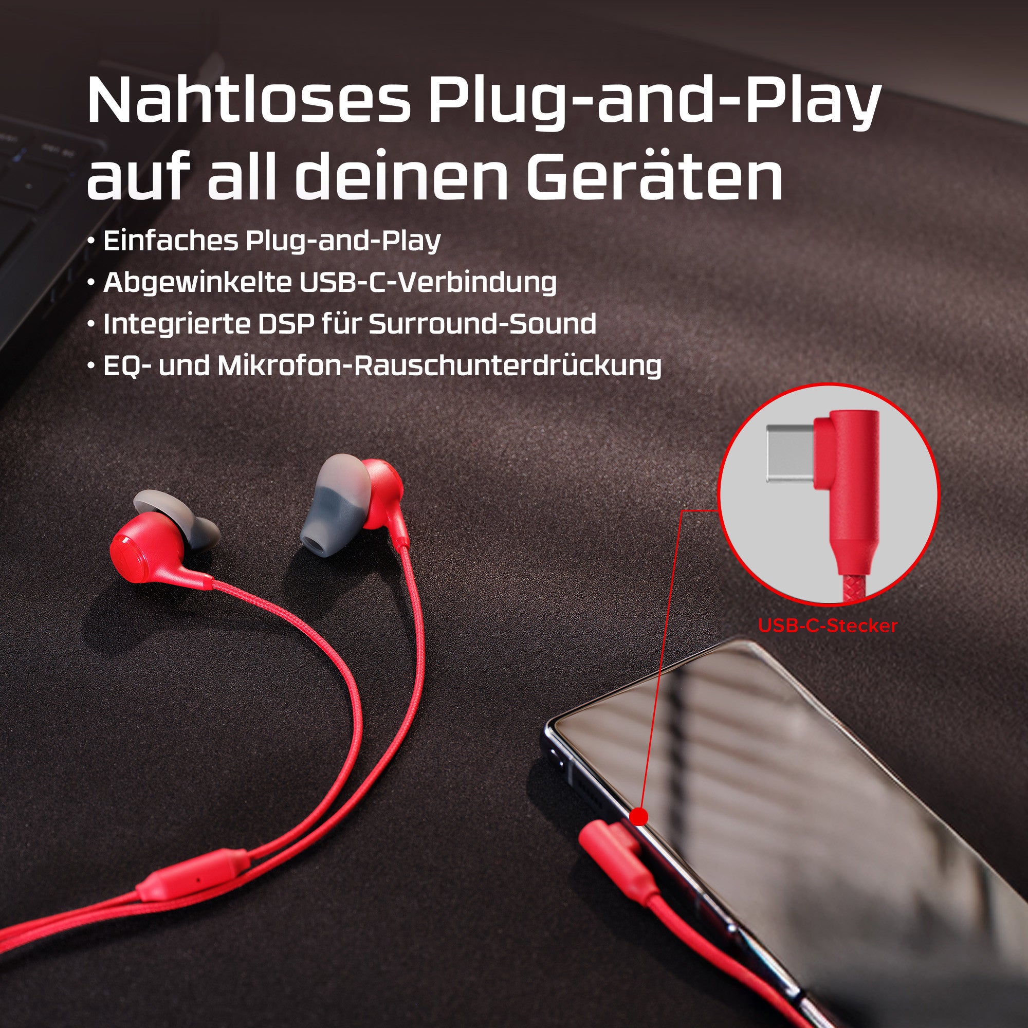 HyperX Cloud Earbuds III S (schwarz) - 05