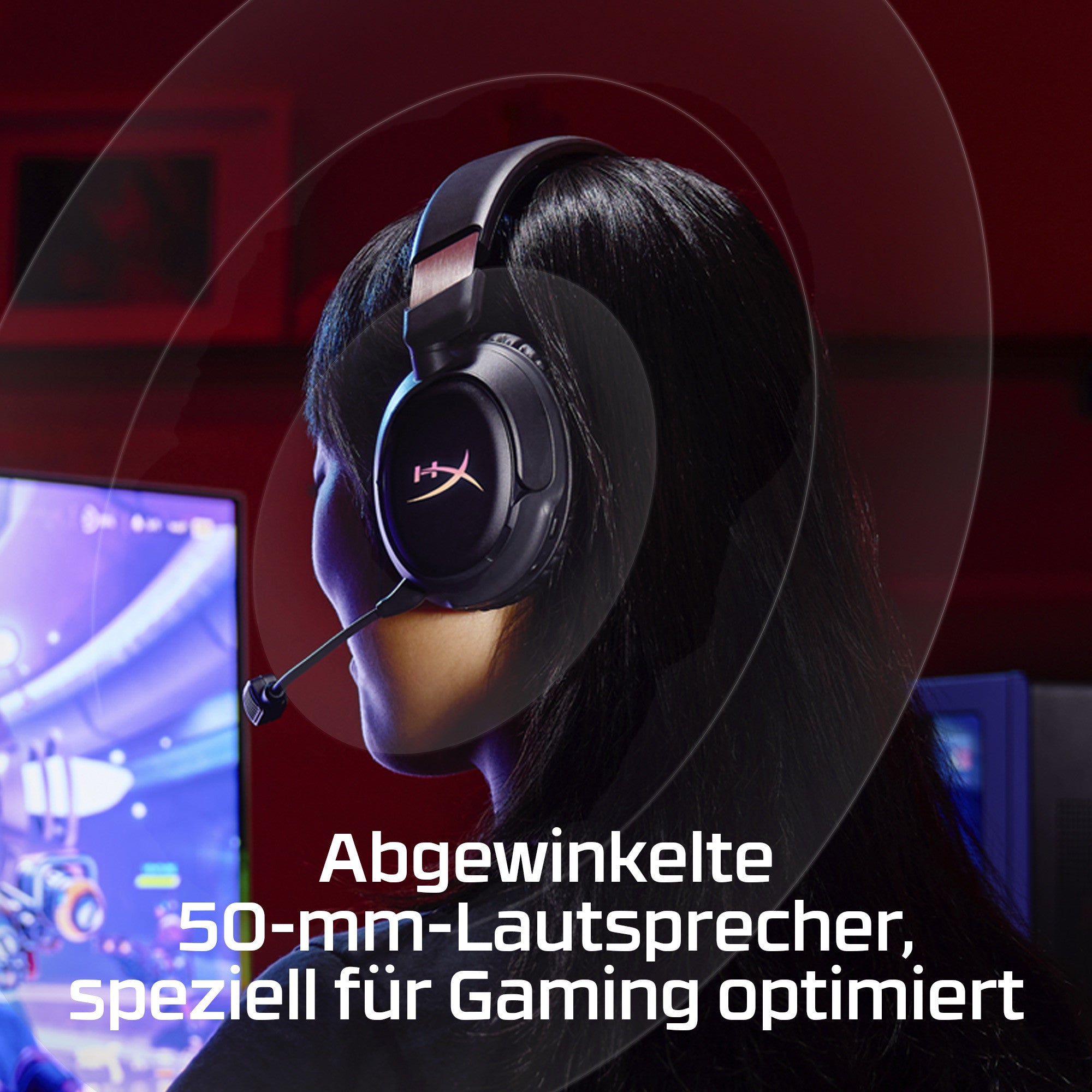 HyperX Cloud Flight 2 – Wireless Gaming-Headset (Schwarz) - 06