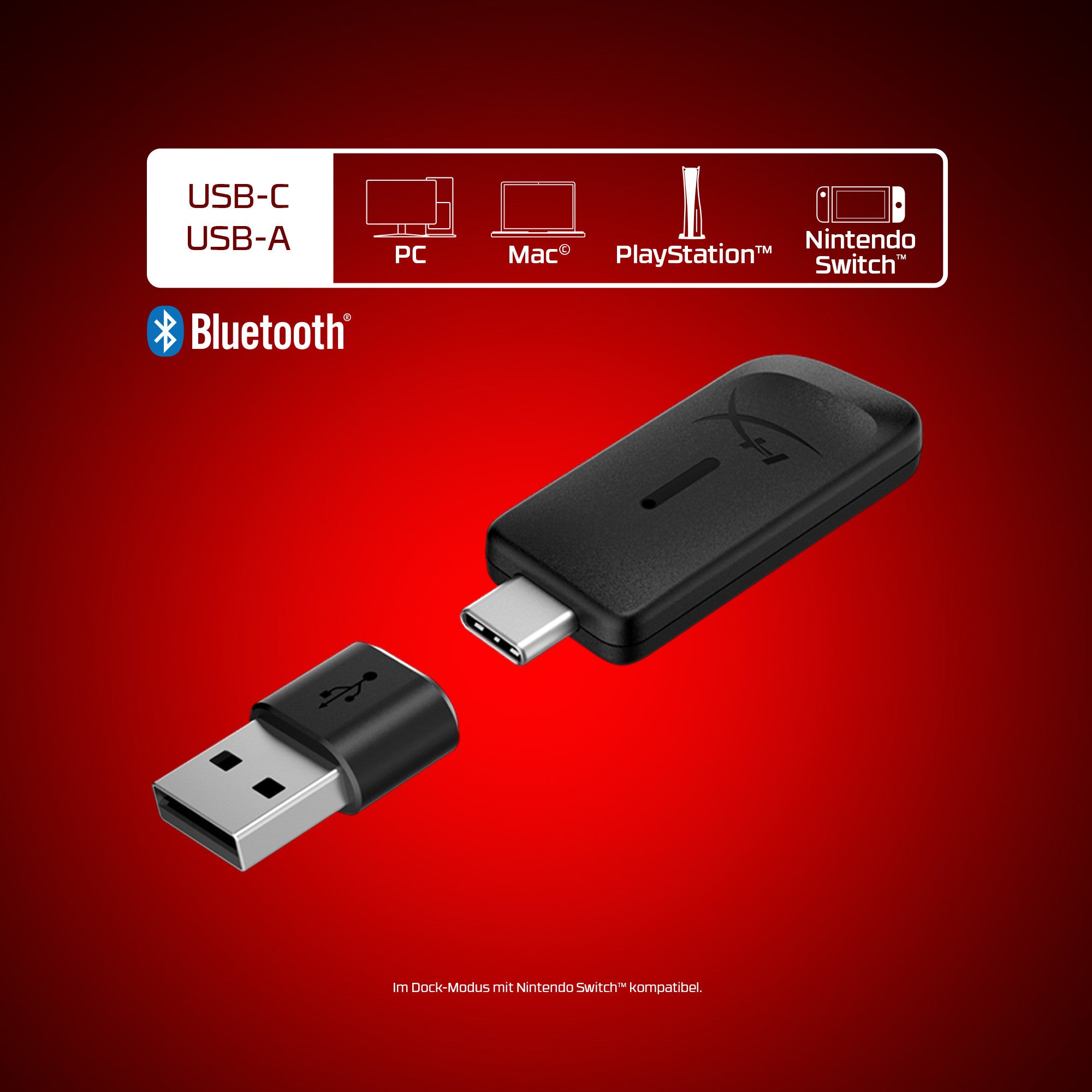 HyperX Cloud Flight 2 – Wireless Gaming-Headset (Schwarz) - 09