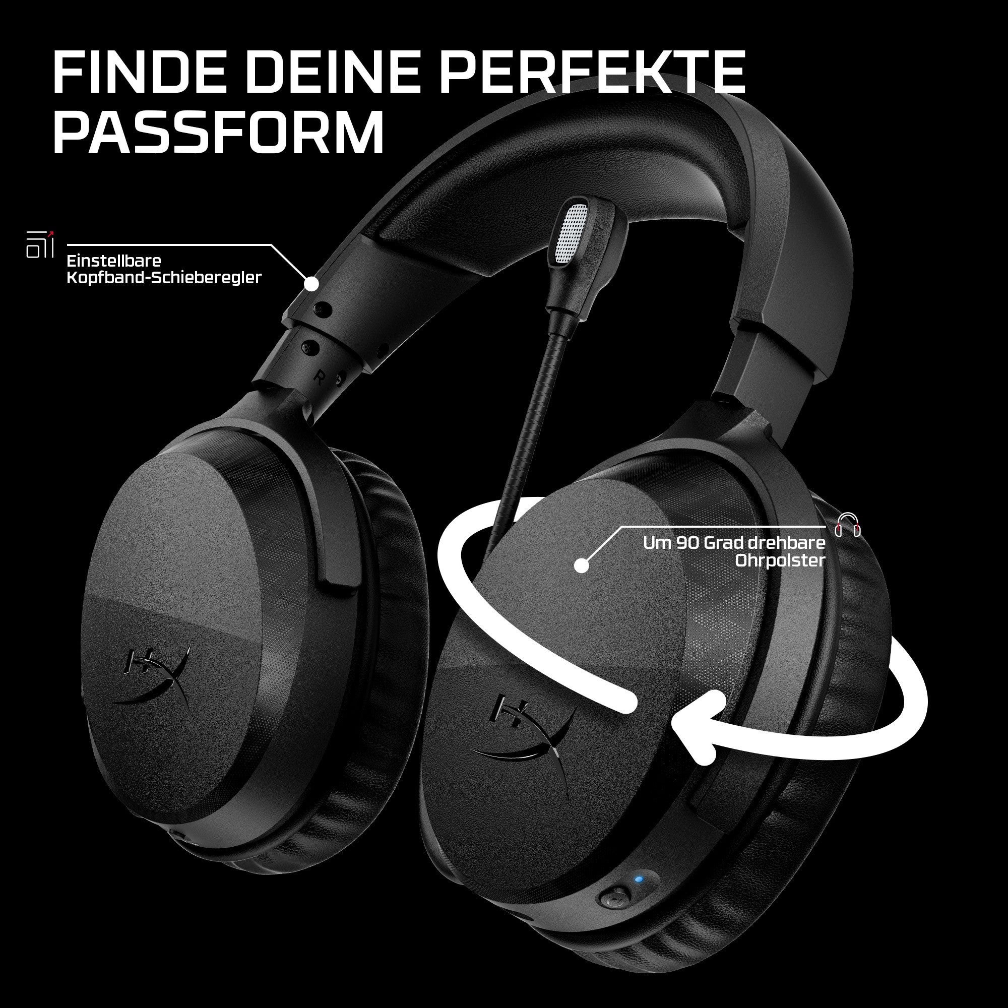HyperX CloudX Stinger 3 Wireless Gaming-Headset Xbox - 08
