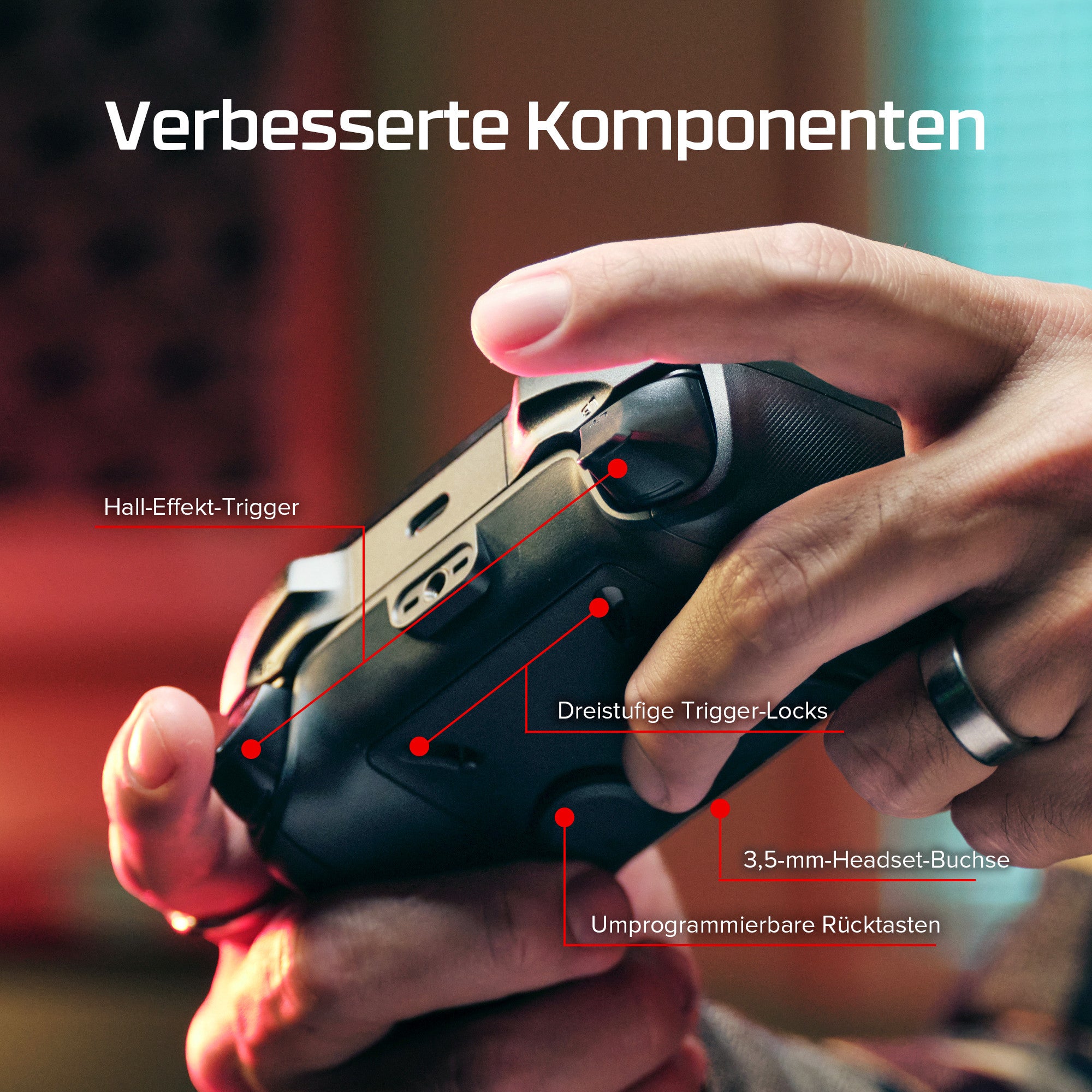 HyperX Clutch Talon – kabelloser Gaming-Controller – Xbox - 03