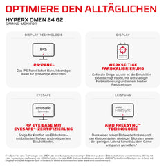 HyperX OMEN 23,8 Zoll FHD 180 Hz Gaming-Monitor – OMEN 24 G2 - 07