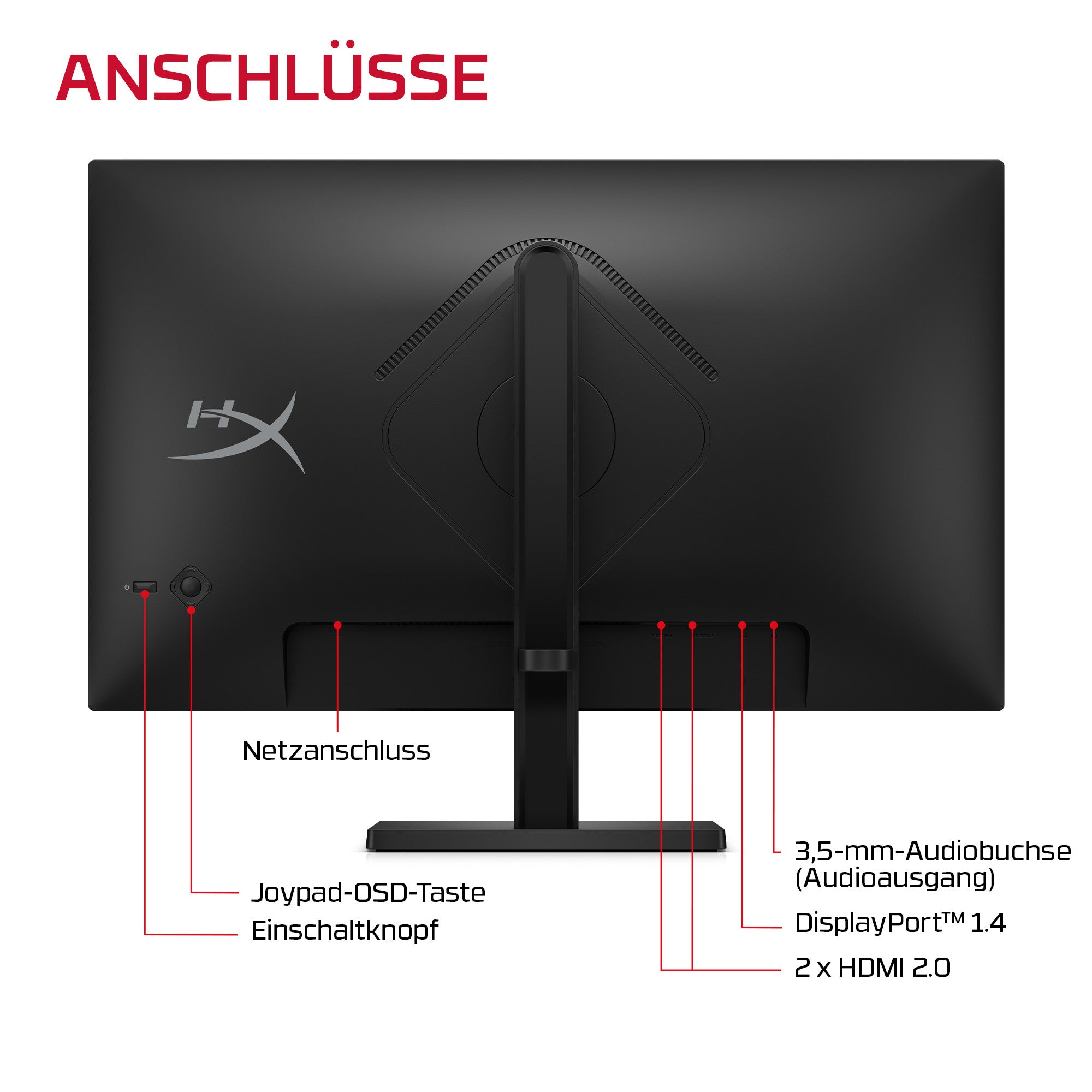 HyperX OMEN 23,8 Zoll FHD 180 Hz Gaming-Monitor – OMEN 24 G2 - 08