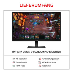 HyperX OMEN 23,8 Zoll FHD 180 Hz Gaming-Monitor – OMEN 24 G2 - 09