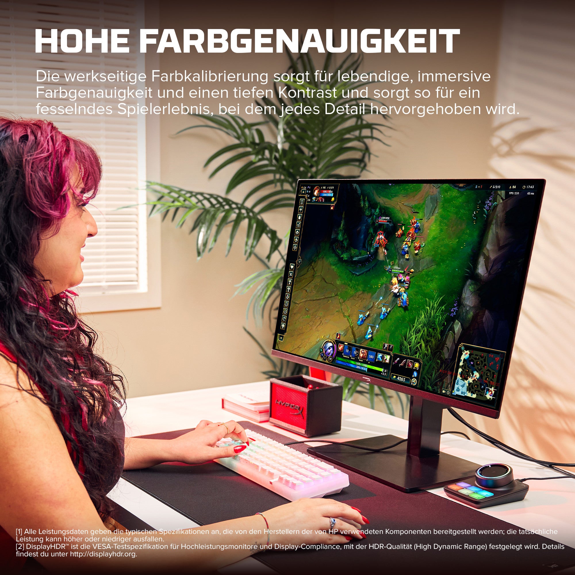 HyperX OMEN OLED 27 Zoll QHD 240 Hz Gaming-Monitor – OMEN OLED 27q - 02