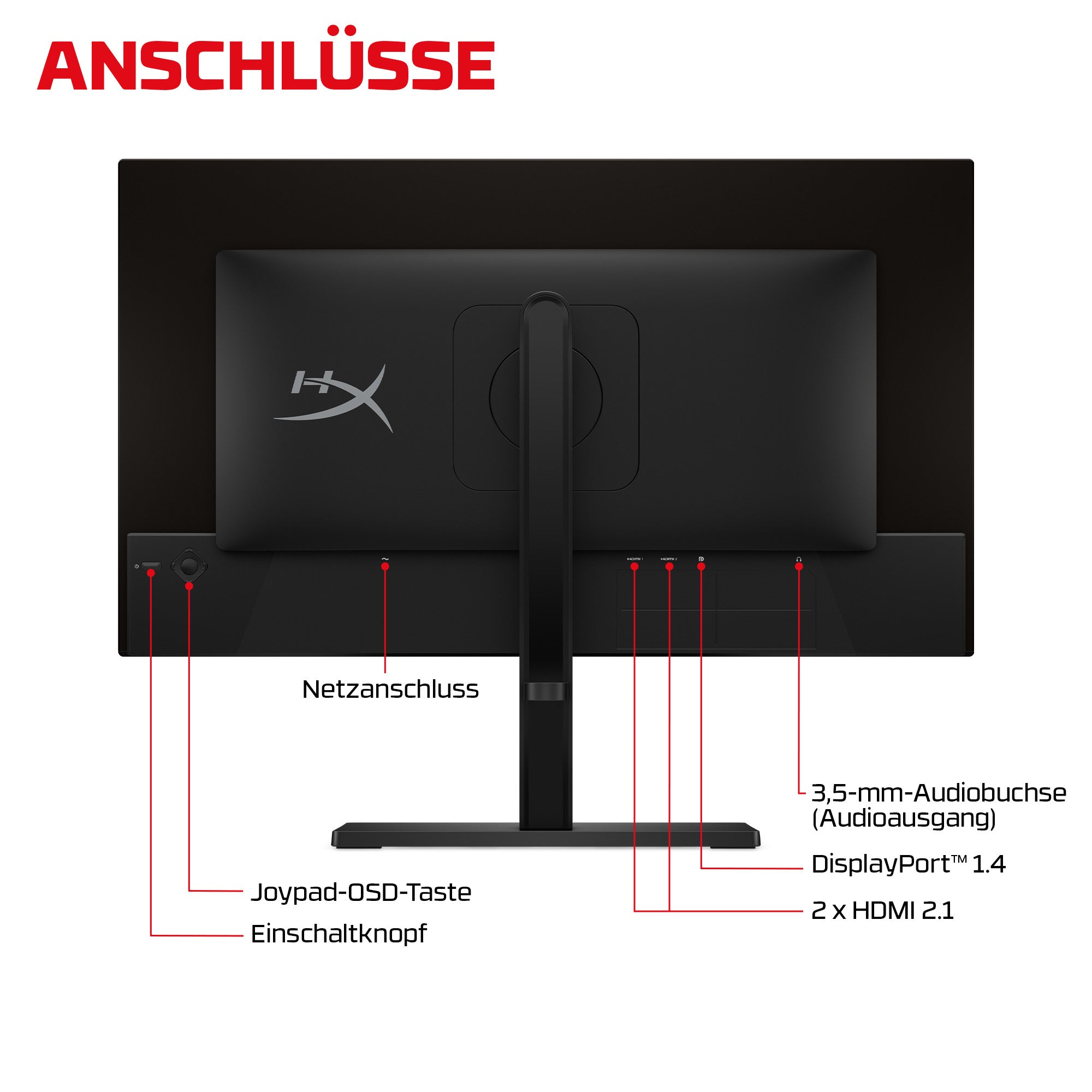 HyperX OMEN OLED 27 Zoll QHD 240 Hz Gaming-Monitor – OMEN OLED 27q - 08