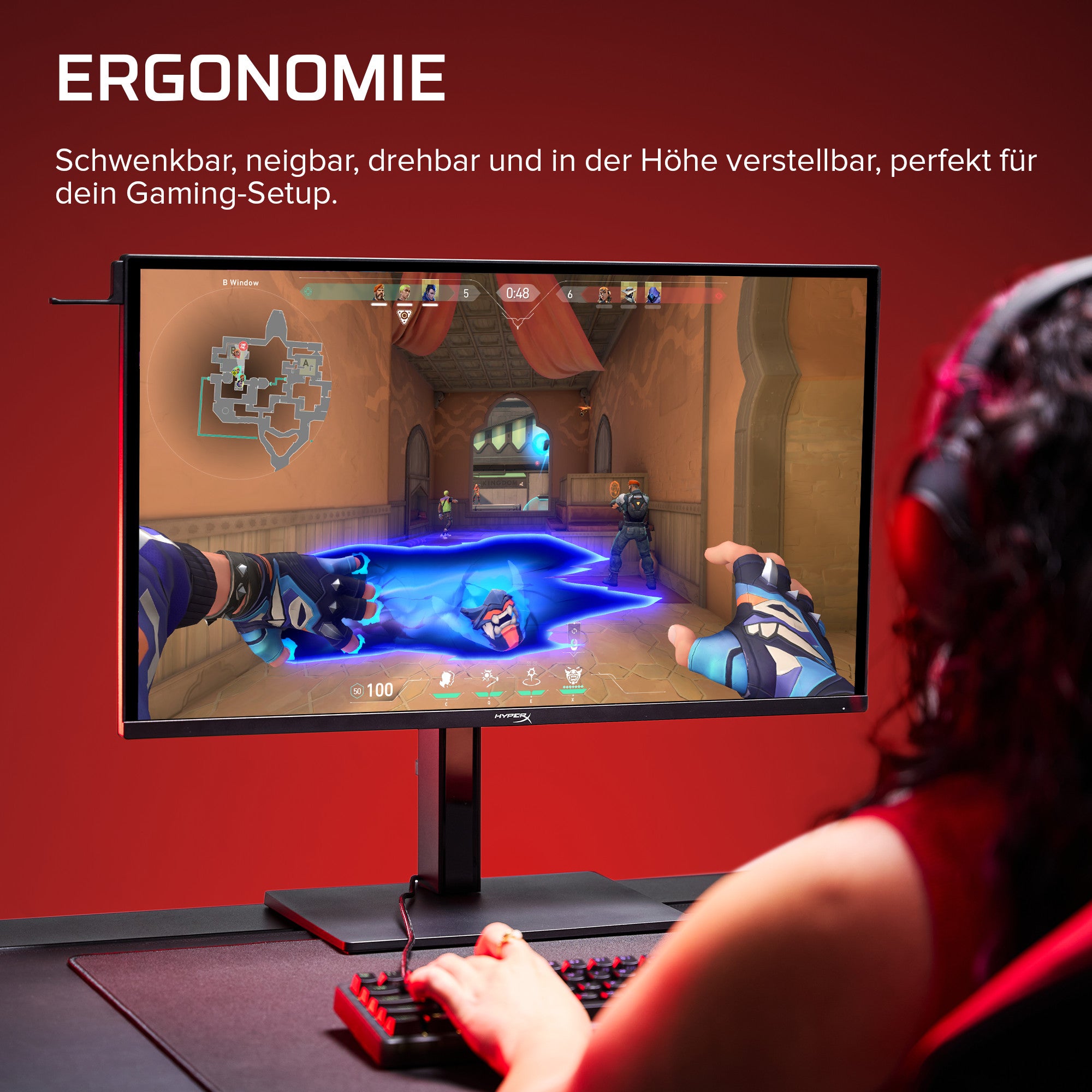 HyperX OMEN OLED 27 Zoll QHD 500 Hz Gaming-Monitor – OMEN OLED 27qs - 04