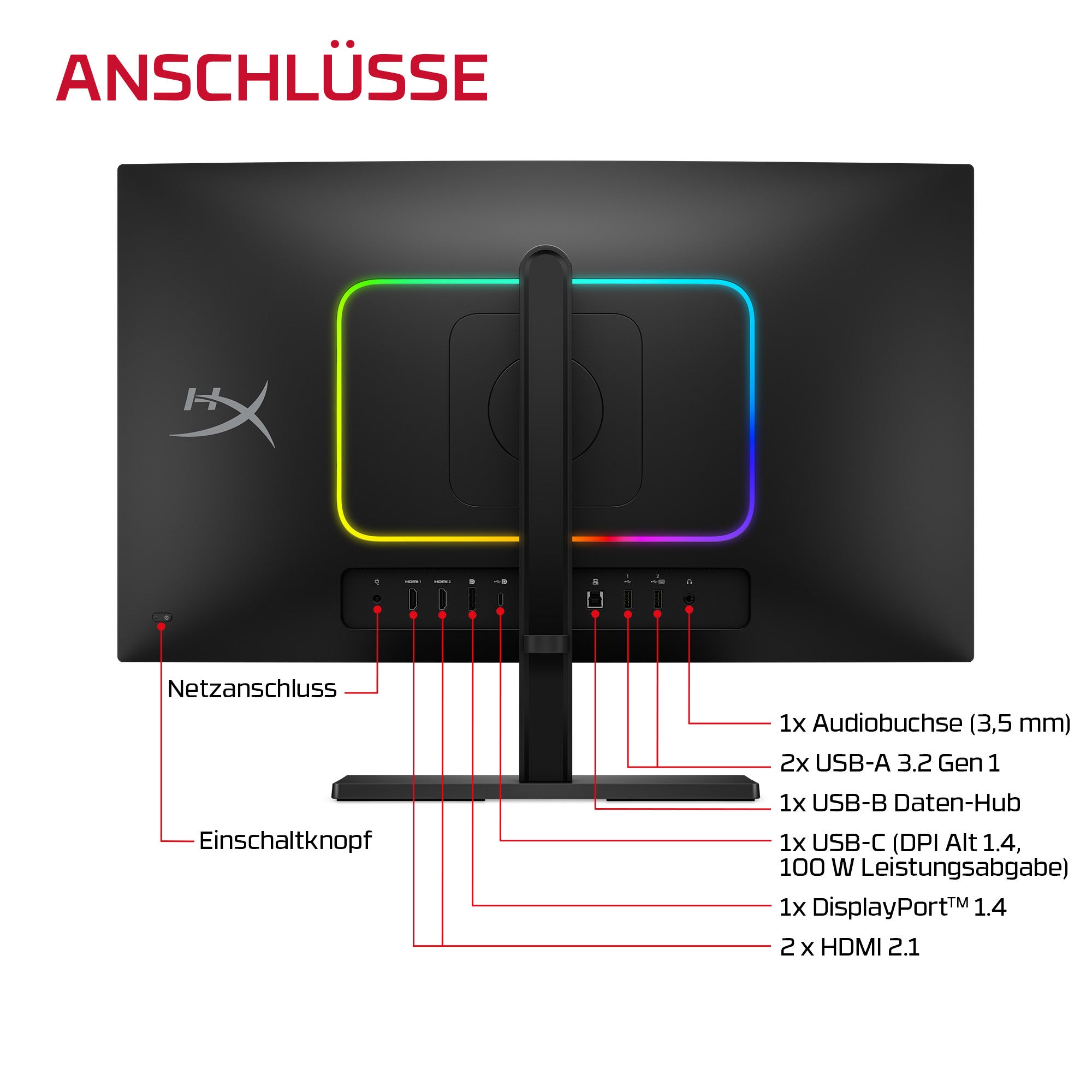 HyperX OMEN OLED 27 Zoll QHD 500 Hz Gaming-Monitor – OMEN OLED 27qs - 09