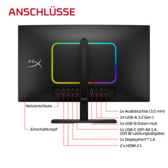 HyperX OMEN OLED 27 Zoll QHD 500 Hz Gaming-Monitor – OMEN OLED 27qs - 09