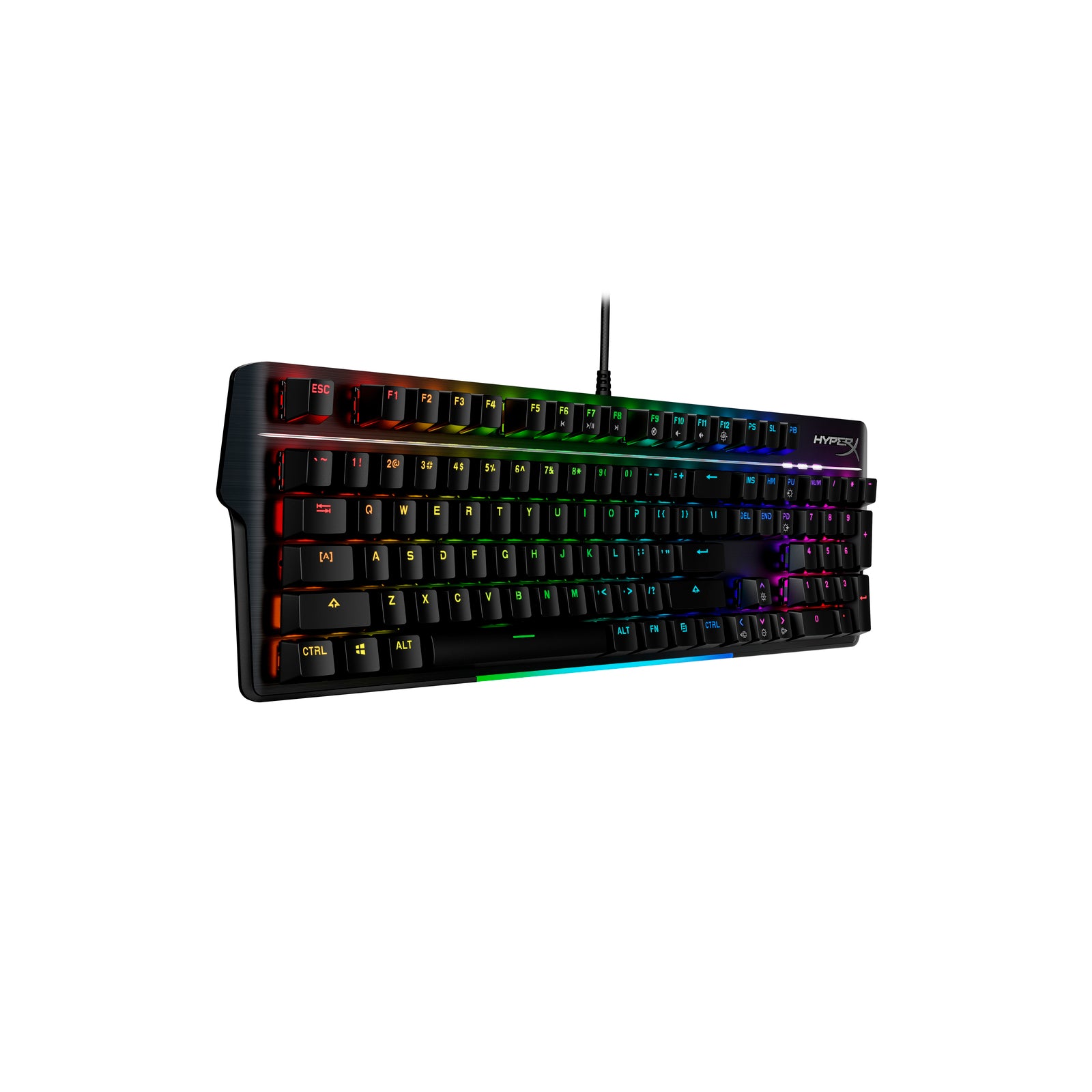 HyperX Alloy MKW100 – Mechanische Gaming-Tastatur – Rot (US-Layout) - 02
