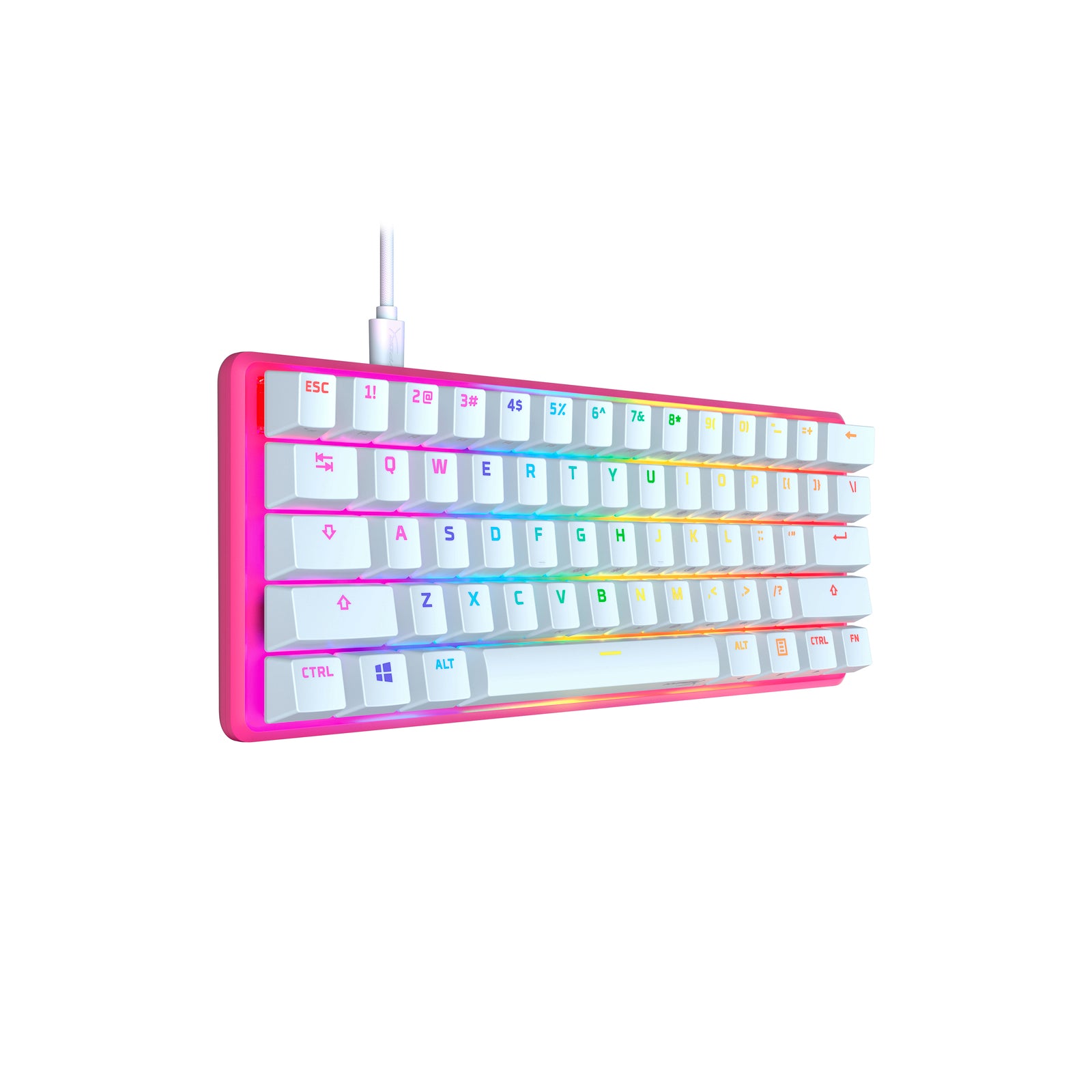 HyperX Alloy Origins 60 Pink – Mechanische Gaming-Tastatur – HX Red - 08