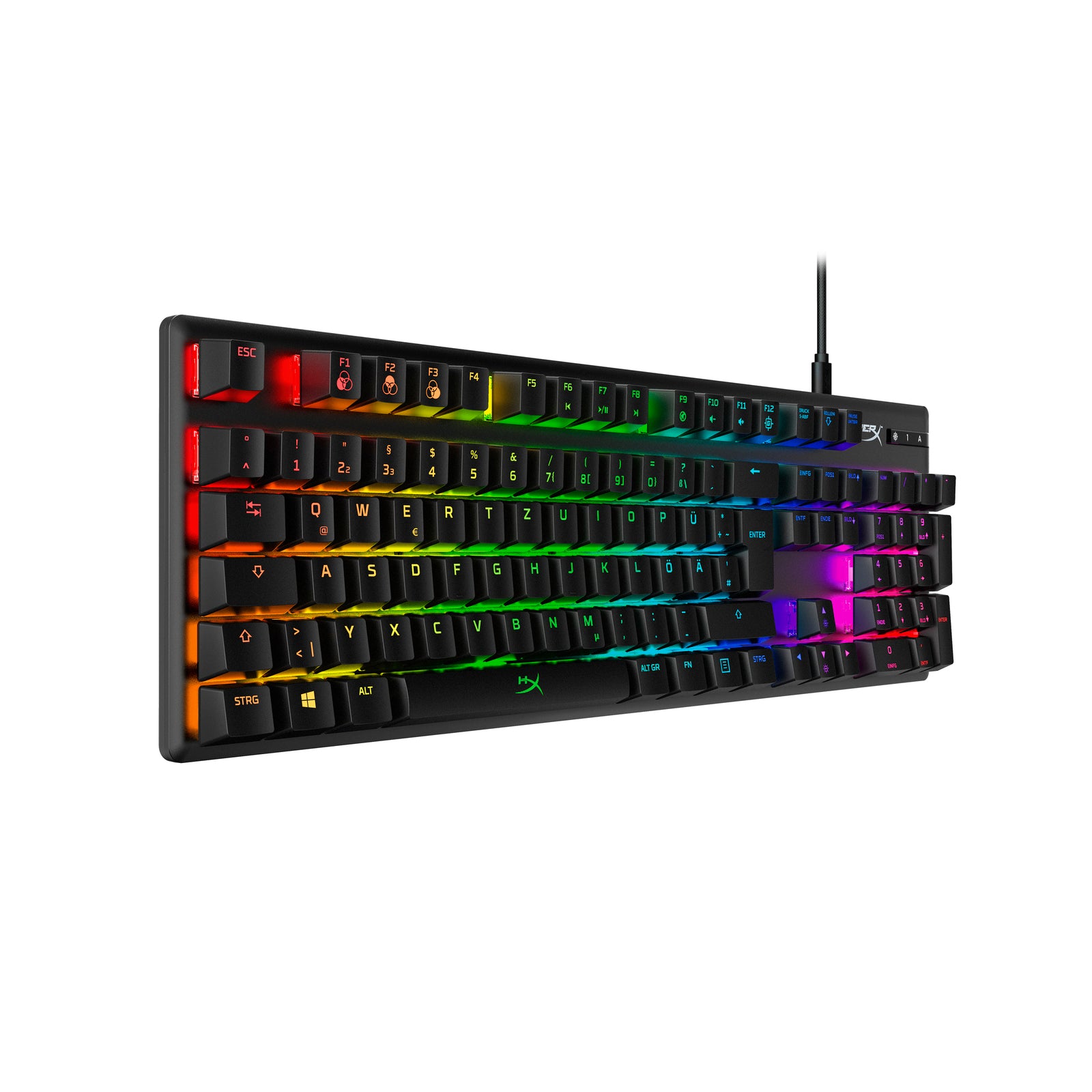HyperX Alloy Origins – Mechanische Gaming-Tastatur – HX Blue (US-Layout) - 02