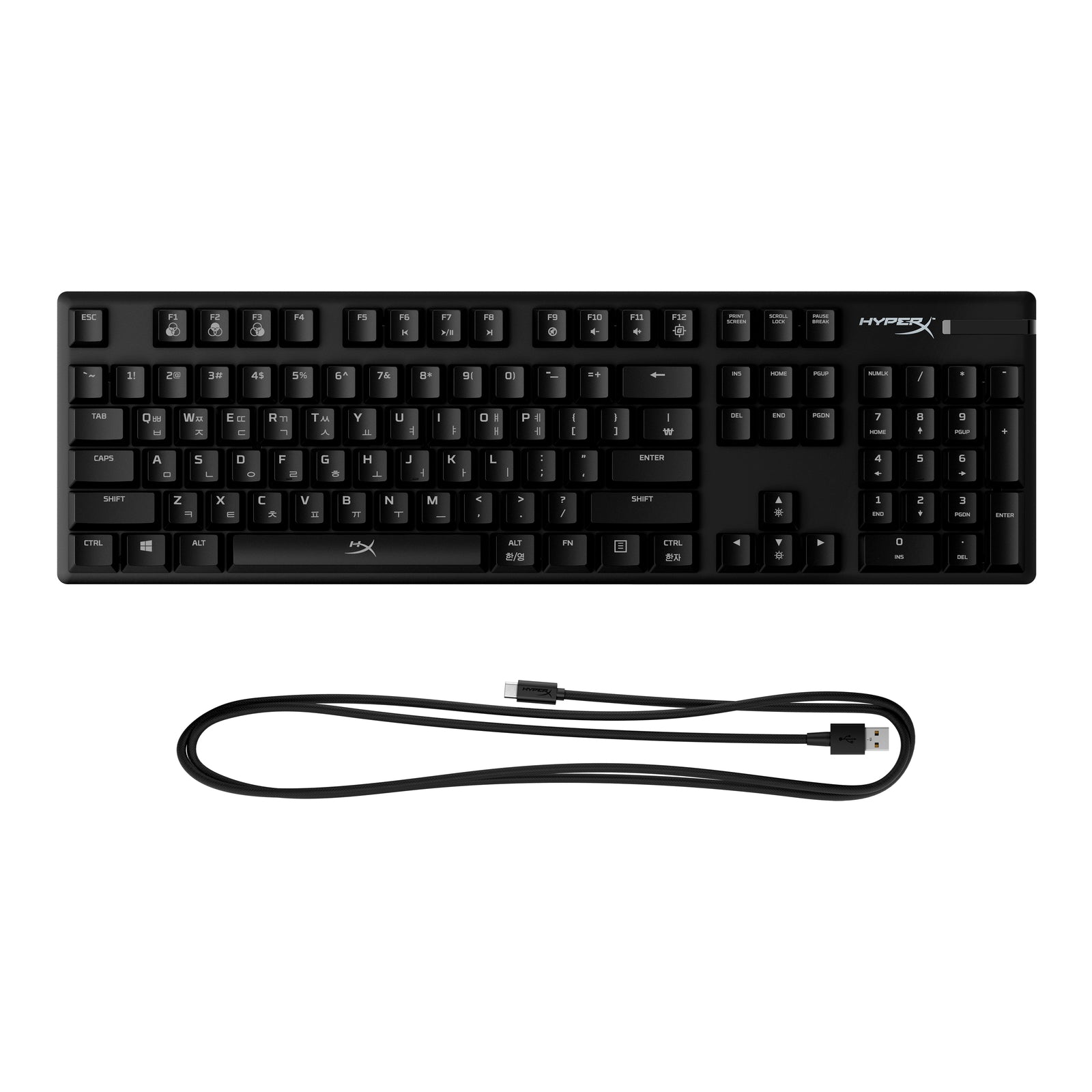 HyperX Alloy Origins – mechanische Gaming-Tastatur – HX Aqua (US-Layout) - 06