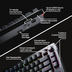HyperX Alloy Rise 75 Wireless – Gaming-Tastatur - 09