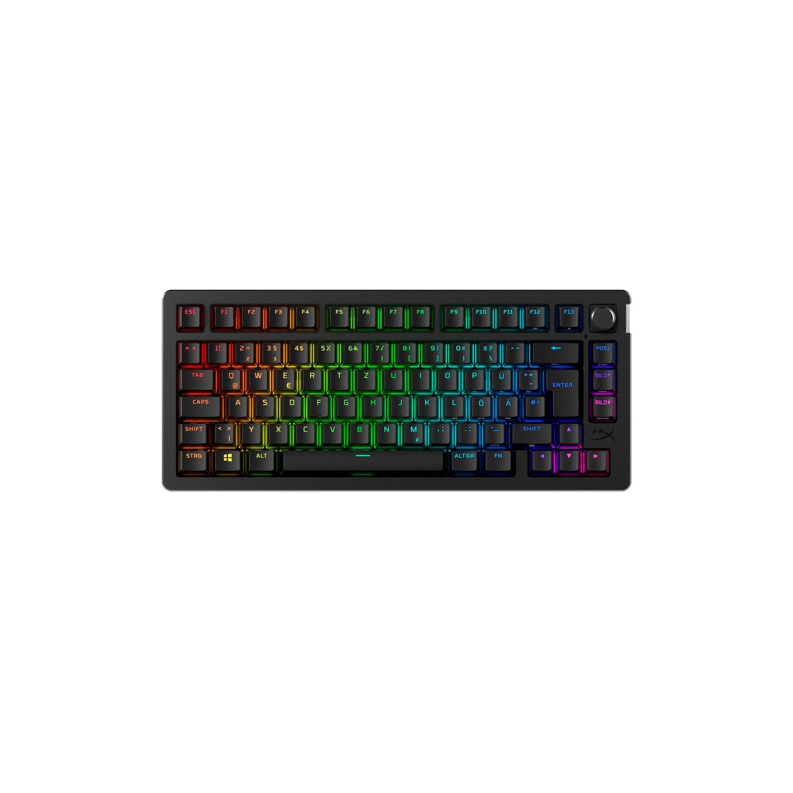 HP HyperX Alloy Core RGB Gaming Keyboard - Quiet Silent Keys, Spill Resistant, Black (Refurbished)