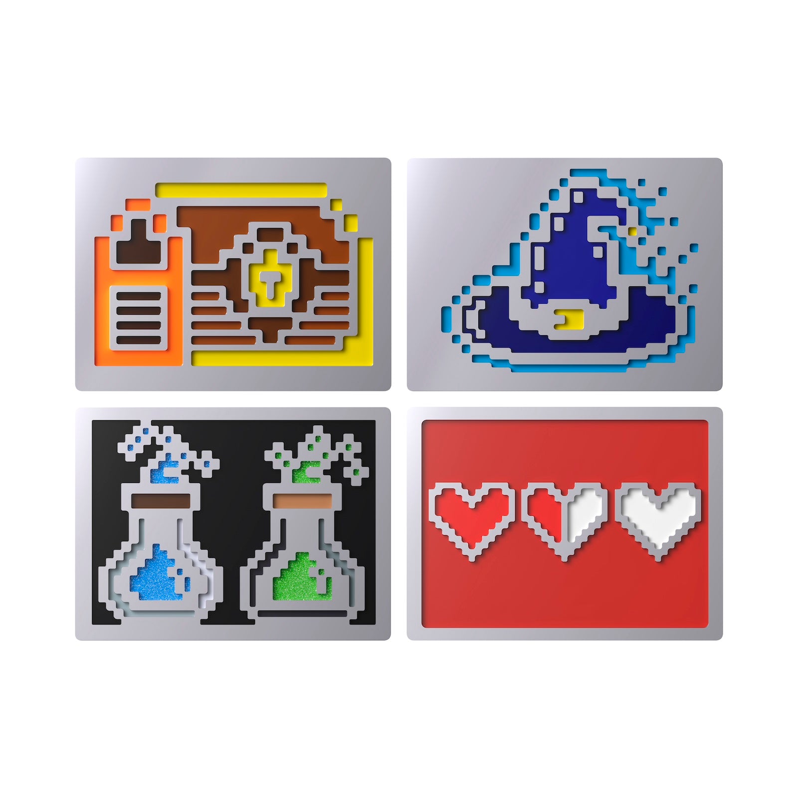 HyperX Badge Pack – 8-Bit Magnetische Badges - 01