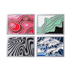 HyperX Badge Pack – Abstrakte magnetische Badges - 01