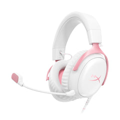 HyperX Cloud III – Gaming-Headset (Weiß/Rosa) - 01