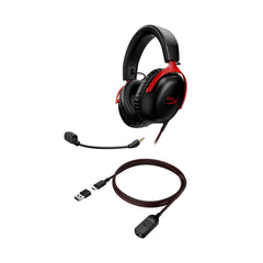 HyperX Cloud III – Gaming-Headset (schwarz/rot) - 08