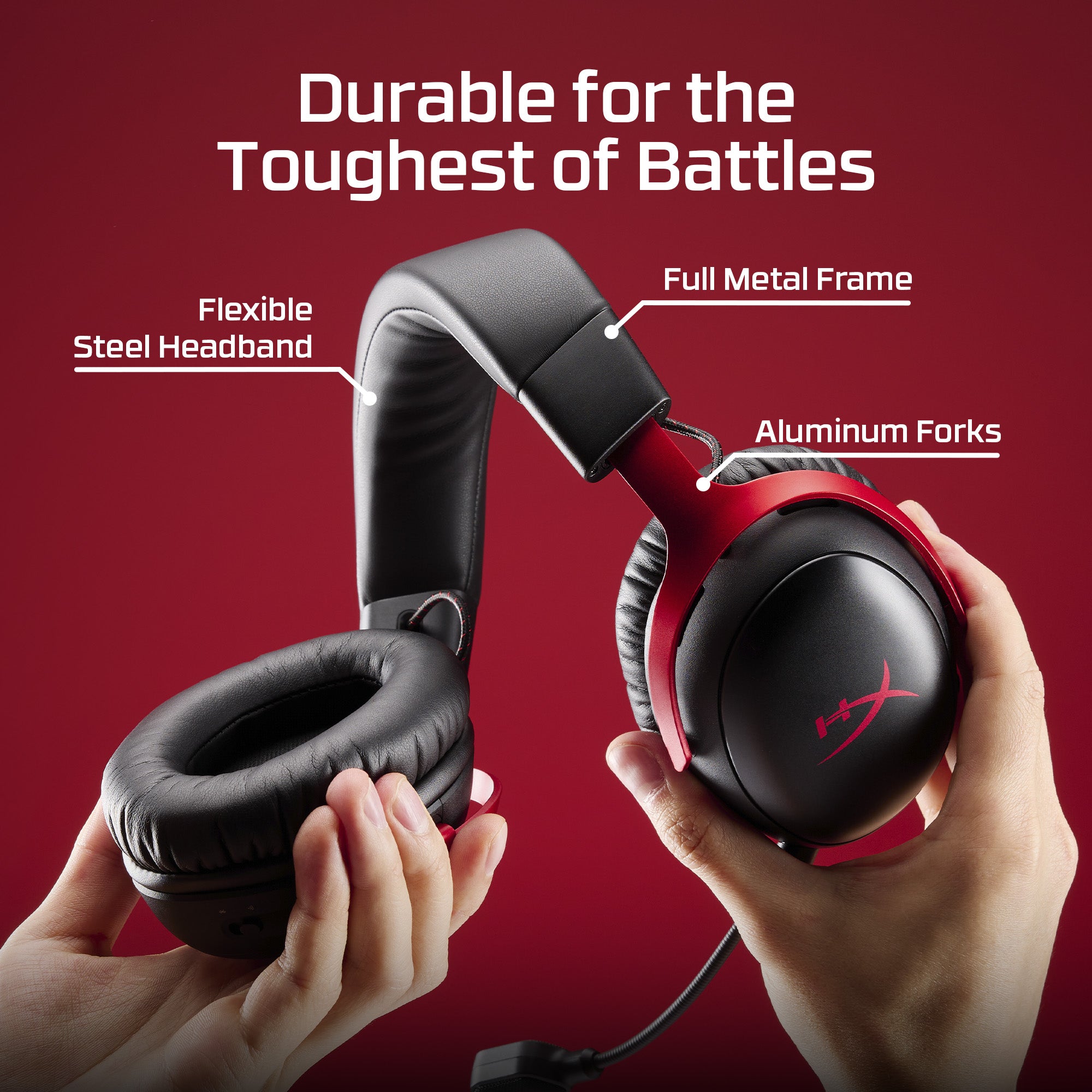 HyperX Cloud III IDS-Basismodell – Gaming-Headset (schwarz) - 08