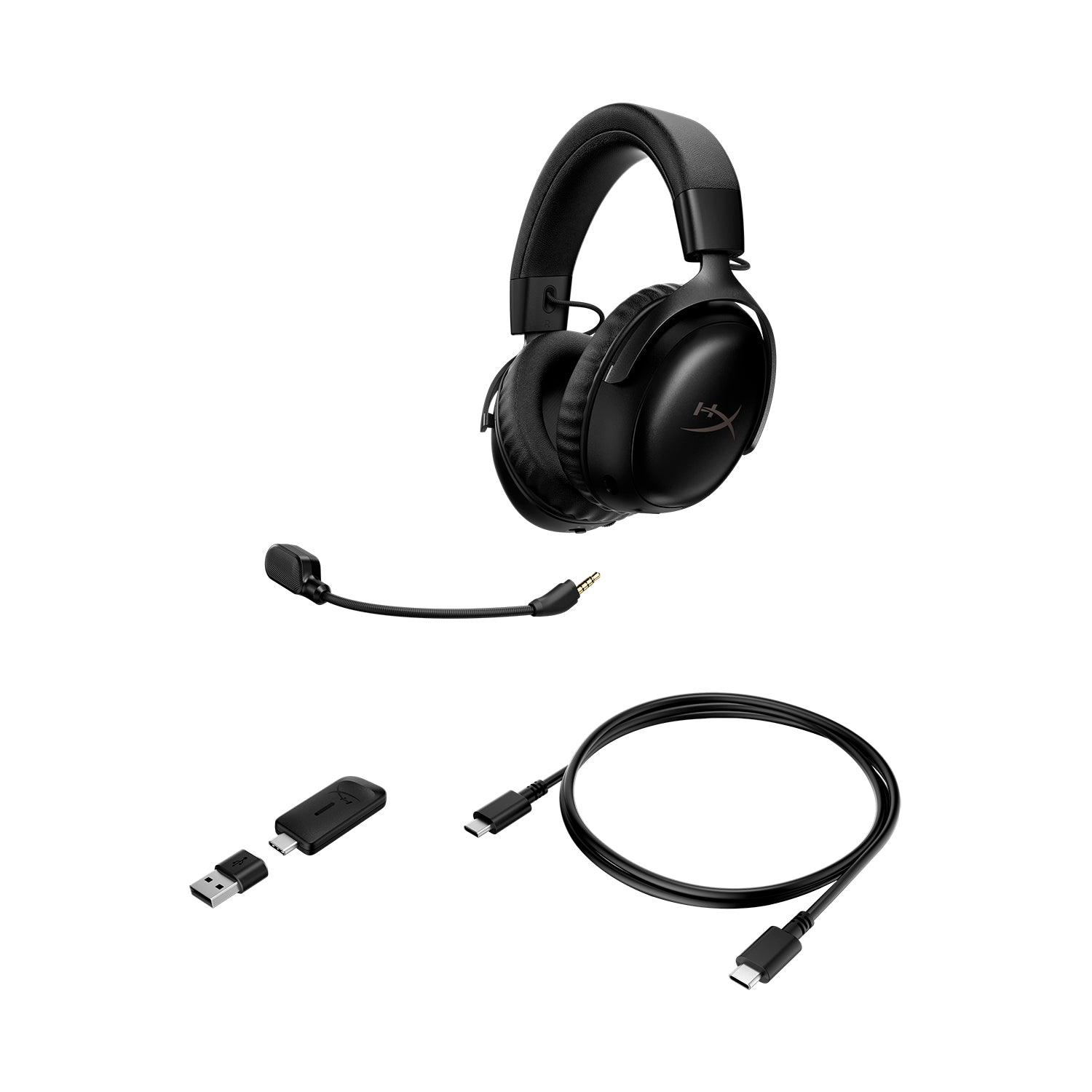 HyperX Cloud III IDS-Basismodell – Gaming-Headset (schwarz) - 18