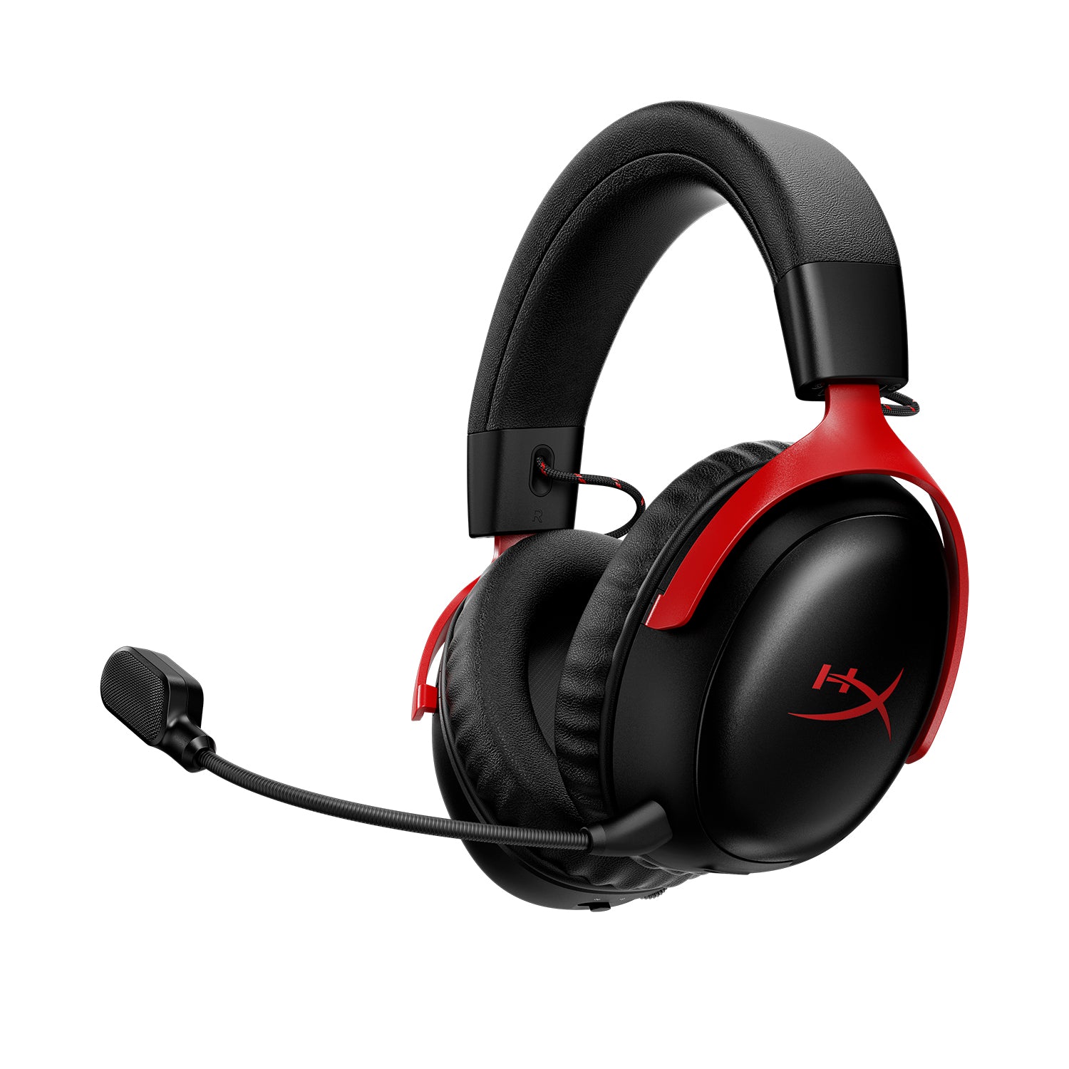 HyperX Cloud III IDS-Basismodell – Gaming-Headset (schwarz/rot) - 01