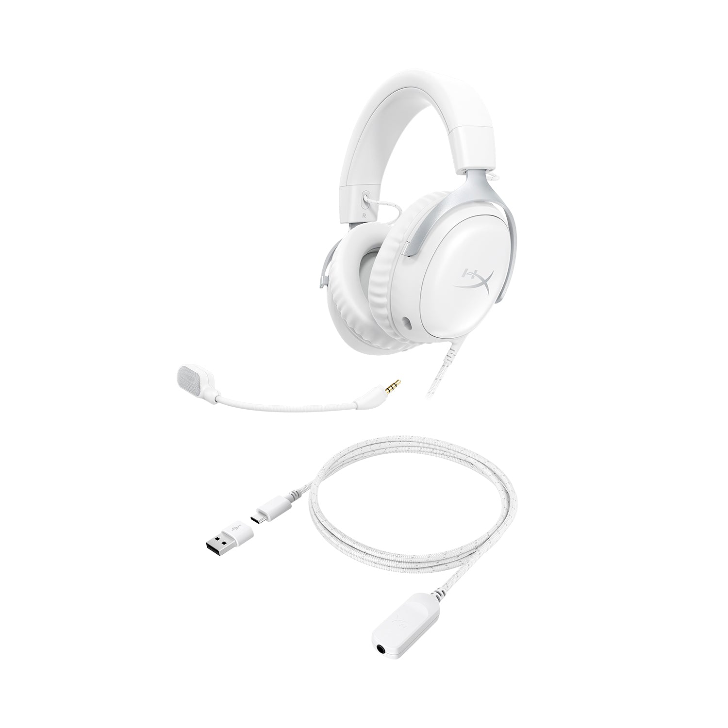 HyperX Cloud III – Gaming-Headset (Weiß) - 07