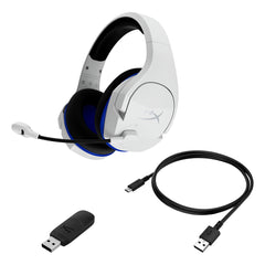 HyperX Cloud Stinger Core – Wireless-Gaming-Headset (weiß-blau) – PS5-PS4 - 08
