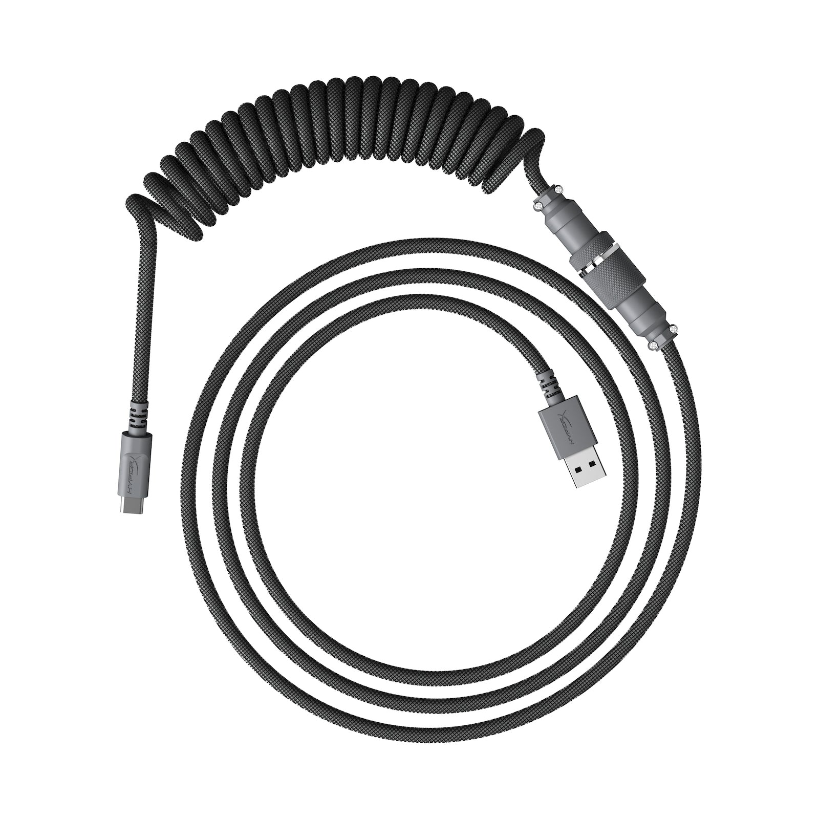 HyperX USB-C Spiralkabel grau - 01
