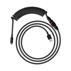 HyperX USB-C Spiralkabel grau-schwarz - 01