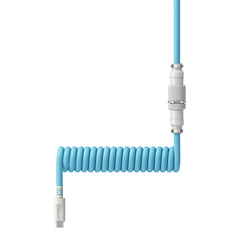 HyperX USB-C Spiralkabel hellblau-weiß - 04