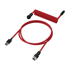 HyperX USB-C Spiralkabel rot-schwarz - 02
